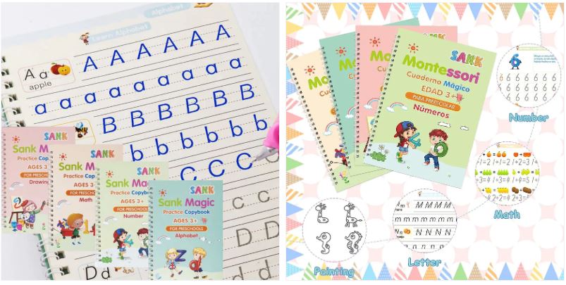 KIT DE LIBROS CALIGRAFIA PARA ESCRITURA
