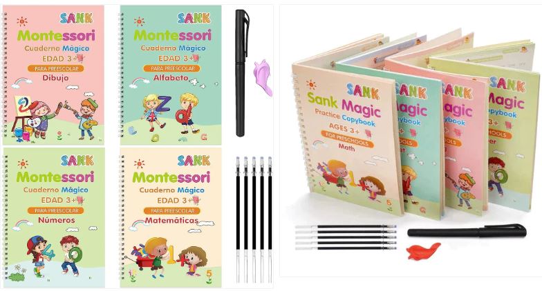 KIT DE LIBROS CALIGRAFIA PARA ESCRITURA